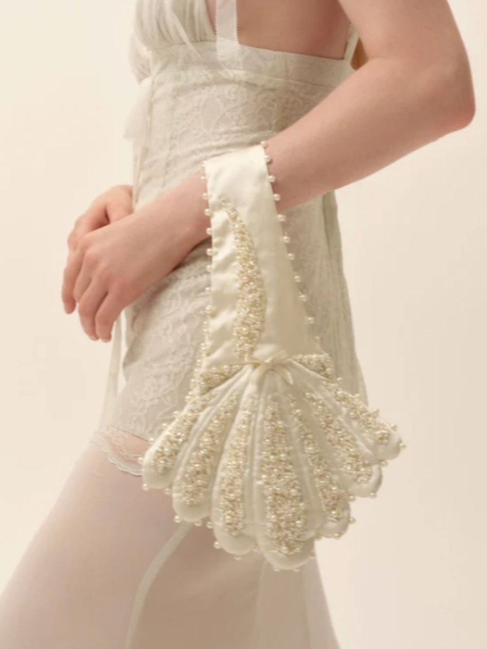 Satin Shell Bag